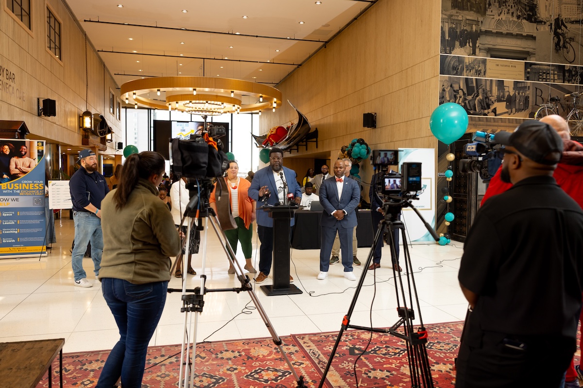 Press conference and media coverage